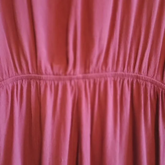 Very J Burgundy Romper M Long Sleeve Zip‎ Back Pockets Pleated Rayon Playsuit - Picture 11 of 14